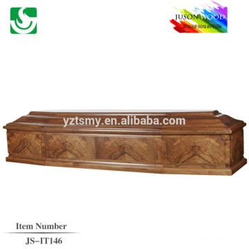 JS-IT146 luxury cheap european coffin supplier